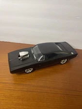 Fast & Furious 1: 24 Diecast Car 1970 Dodge Charger Diecast Black 9”