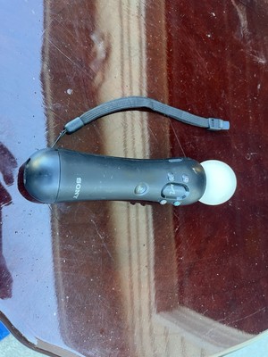 Sony PlayStation Move Motion Controller - Black (CECH-ZCM1U)For Parts/Nottested