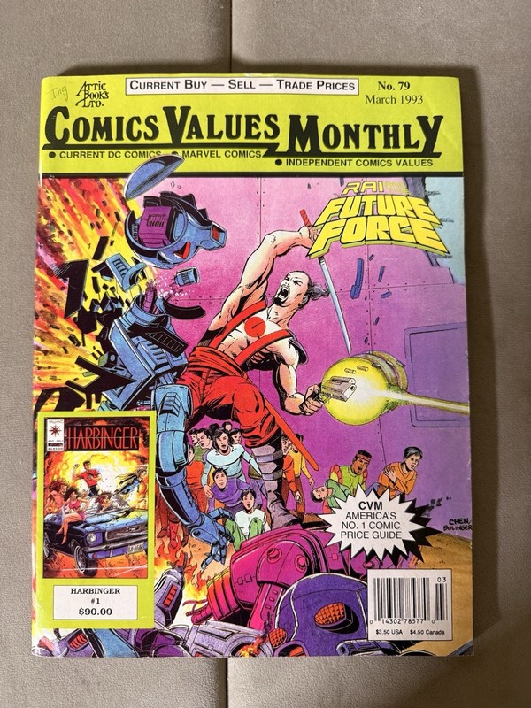 Comics Values Monthly #79 1993 Magazine - Please See Pics
