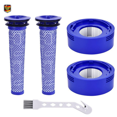 2 Stück V8 Filter HEPA Nachmotorfilter Vorfilter für Dyson V8 V7 Animal Absolute
