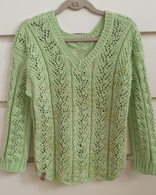 Ladies knitted jumper size 36-38 cotton