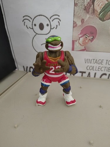 Vintage TMNT Ninja Turtles Figure Slam Dunkin Don 1991