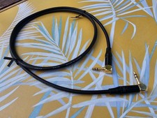 Canare Dual Right Angle 3.5mm TRS Stereo Male to Male Pro Audio Cable