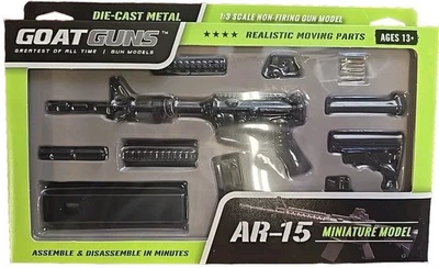 Goatguns Goat Miniature 1 3 Die Cast Toy Guns Mini Ar15 Charky SG