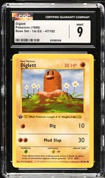 Diglett 47/102 Base Set (Shadowless) 1st Edition