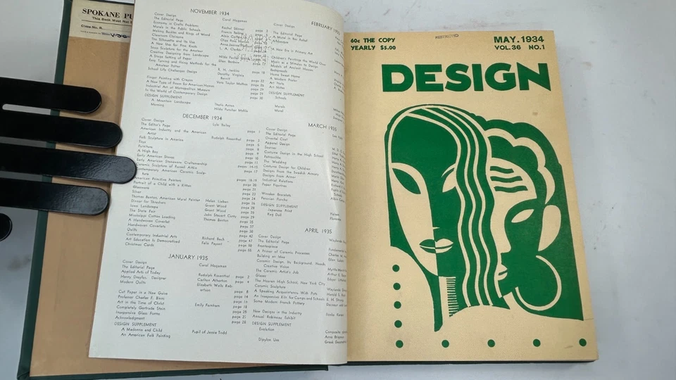 Bound Magazine: Design: May 1934 to April 1935 - Image 4 of 4