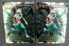 2 2021 NFL Select - Jaylen Waddle - Turbocharged - RC - #TUR-6 - Dolphins