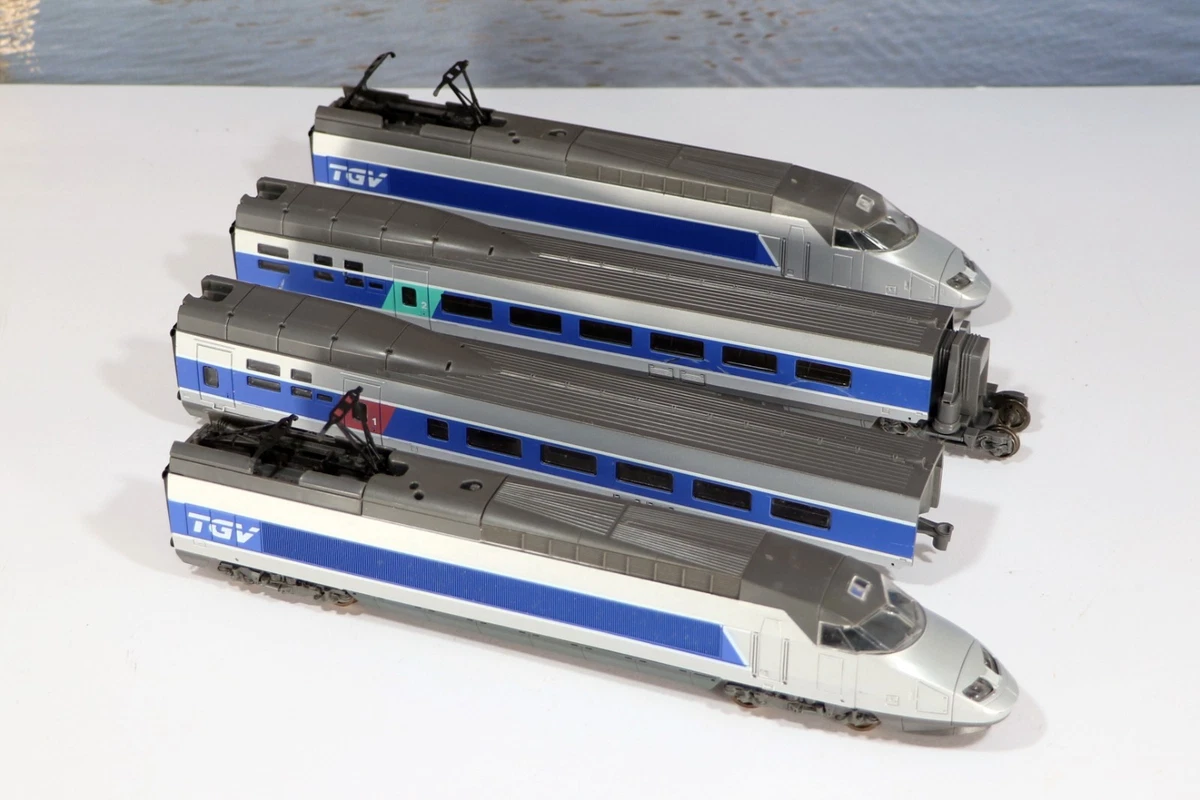 Jouef TGV Atlantique SNCF Epoque V Echelle HO Ensemble de 4 Éléments (7420) | Achetez sur