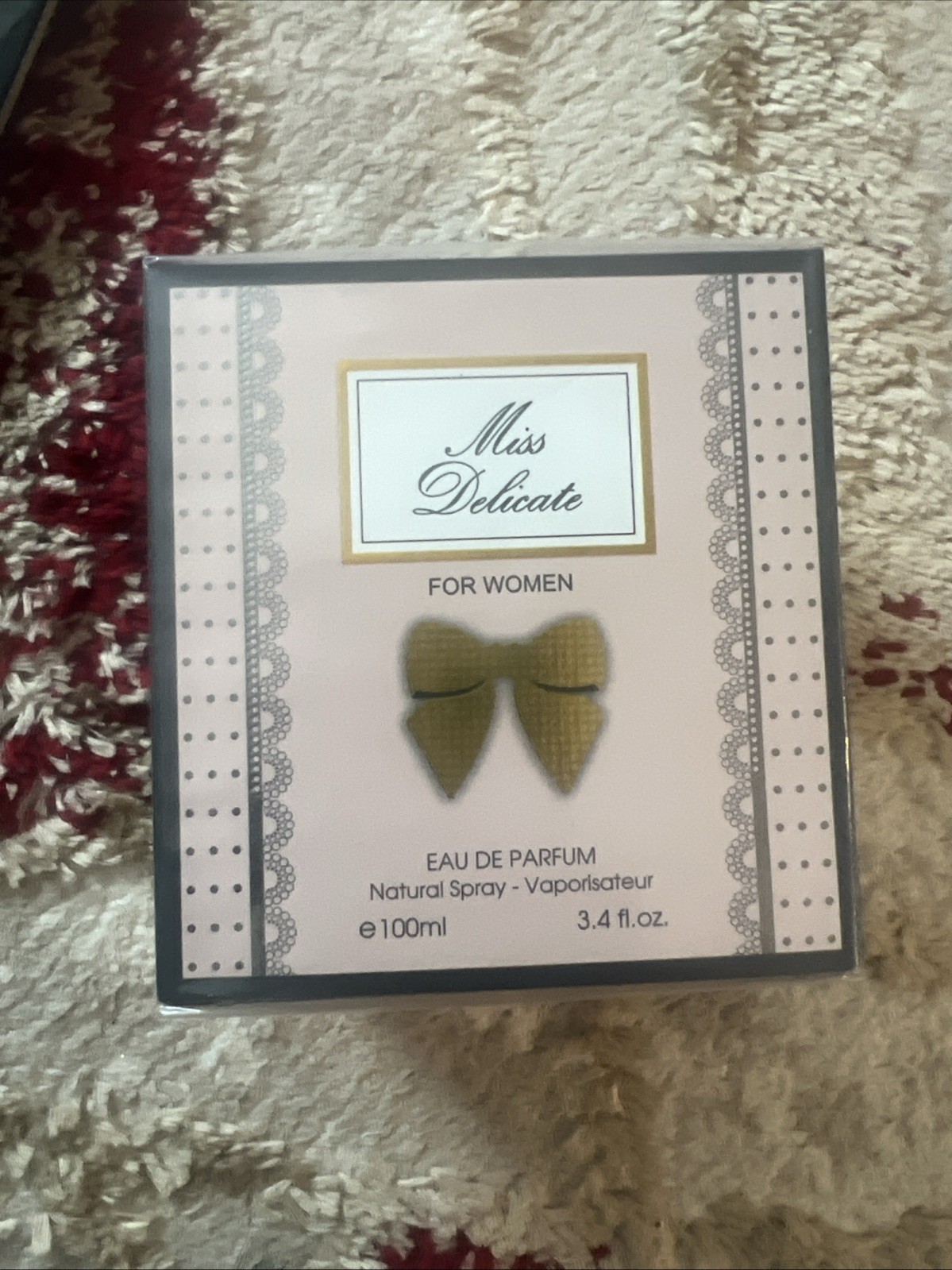 Miss Delicate Women Floral Fresh Sweet Perfume, 3.4 oz (100 Ml) Eau de Parfum