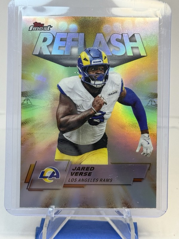 Topps Finest 2025 Jared Verse Los Angeles Rams Reflash Refractor RF-19