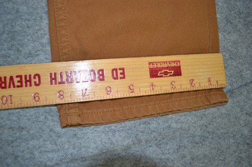 Gustin Jeans Mens 32 California Straight Button Fly Rust Brown 116699 32x32 USA - Picture 17 of 17