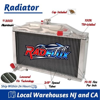 Radiator For Morris Minor 1000 948 1098 1.1/1.3L Full Aluminium 1955-1971 Manual