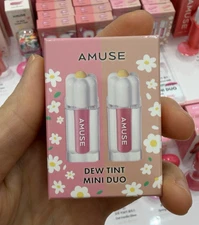 AMUSE Duo Tint Mini 1.5g Neutral Tone 2pcs | Peony Milk + Apricot Milk