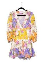 ZIMMERMANN Pattie Floral Cotton Mini Dress Size 1