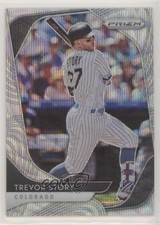 2020 Panini Prizm Tier III Blue Wave Prizm 1/60 Trevor Story #212 on6
