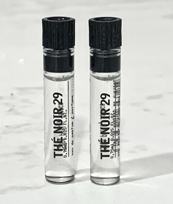 2X Le Labo The Noir 29 Eau de Parfum EDP Sample Vial .025oz, .75ml NWOB