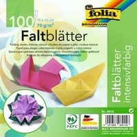 Folia FaltblÄTter 15 X 15 Cm 100 Blatt Bastelpapier