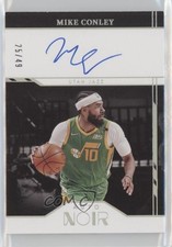 2021-22 Panini Noir Auto Noir Color 25/49 Mike Conley #ANC-MCO Auto 6fs