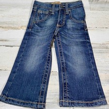 Wrangler 20X Jeans Kids 2T Slim Blue Western Cowboy Contrast Stitch 1042JWXMD