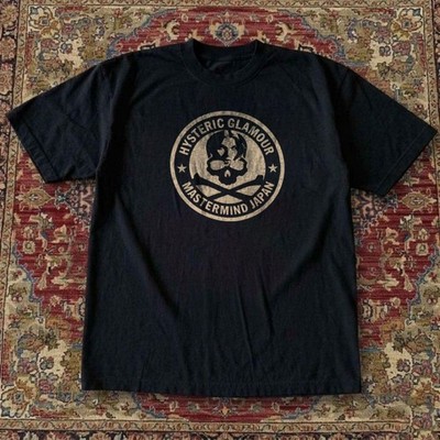 Rare Hysteric Glamour x Mastermind Japan Skull Logo Tee - Black Japanese Streetw