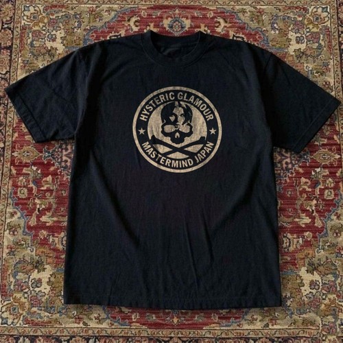 Rare Hysteric Glamour x Mastermind Japan Skull Logo Tee - Black Japanese Streetw