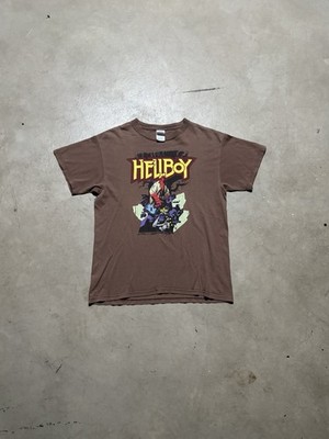 2008 Hell Boy Cartoon Tv show promo t shirt size M Brown