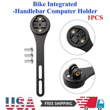 Bike Integrated-Handlebar-Computer Holder Bicycle Mount For Garmin Black 1PCS