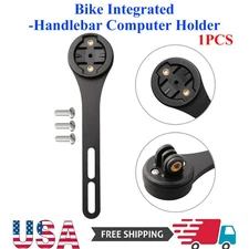 Bike Integrated-Handlebar-Computer Holder Bicycle Mount For Garmin Black 1PCS