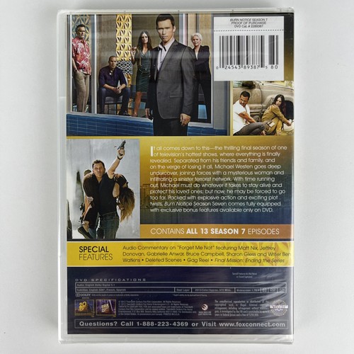 Burn Notice: Complete Series Season 1-7 + Movie Fall Of Sam Axe DVD (S. 5-7 NEW) - Picture 19 of 23