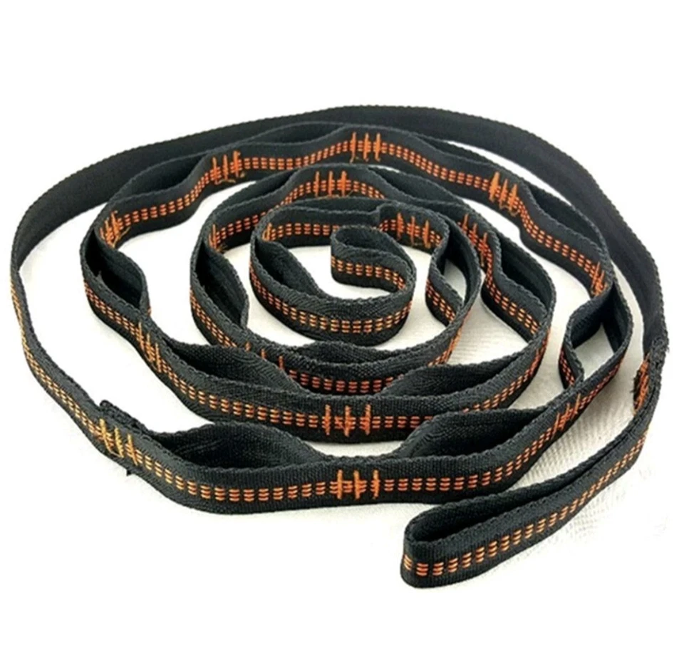 200cm 2x Hammock Strap Outdoor Camping Tree Strap Load Bearing Rope Extension AU - Image 2 of 4