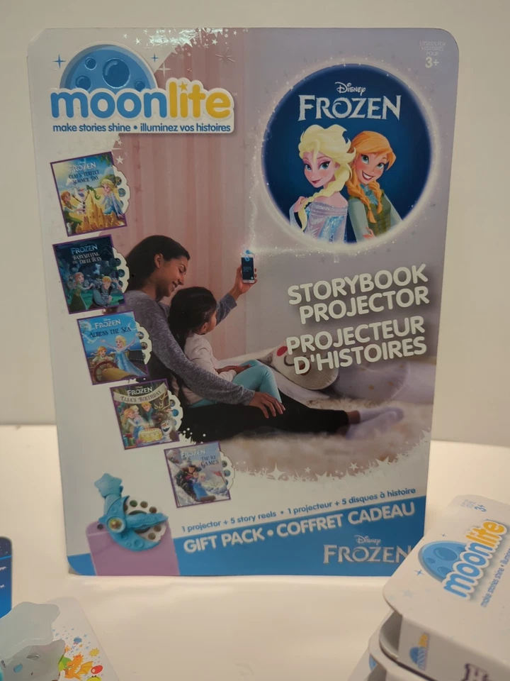 Moonlite Frozen Gift Pack w/ Storybook Projector + 3 Story Books  - Image 2 of 4