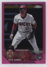 2023 Topps Chrome Update Pink Refractor Nick Ahmed #USC29 1f5o