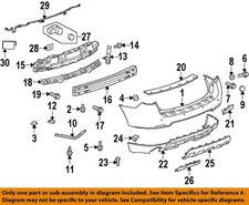 GM OEM 10-17 Equinox Rear Bumper Bumper Components-Upper Support 22879575