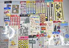 Lot of 25 Scrapbooking Crafting Stickers Supplies Embellishments - New
