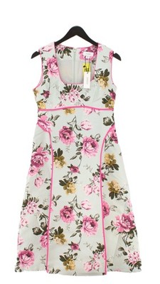 Coast A-Linien Midikleid UK12 in Multi