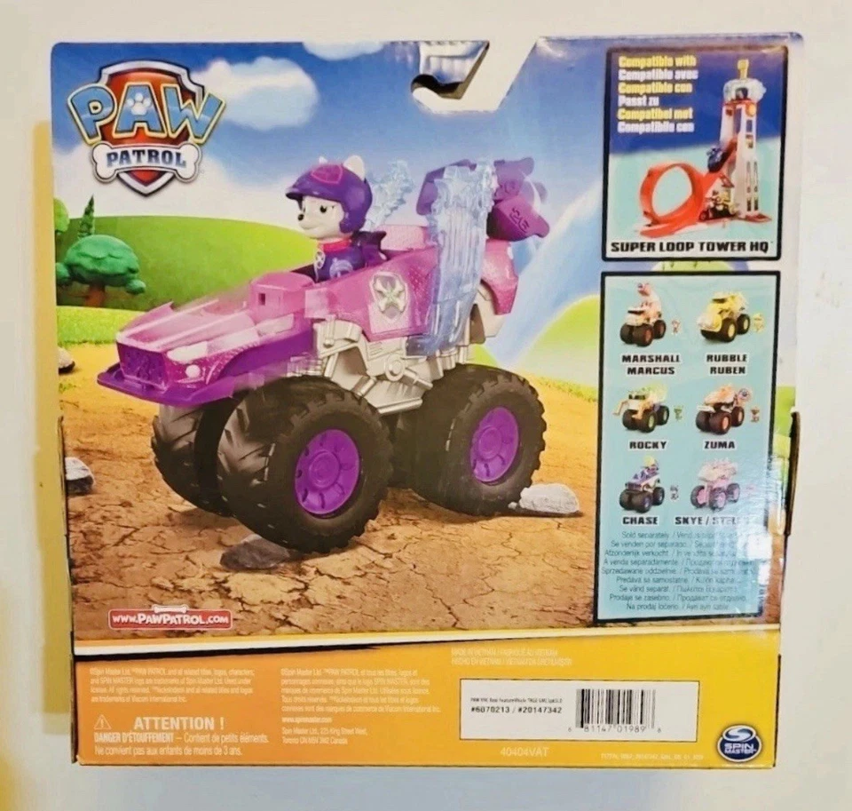 Vehículo con ruedas de rescate Paw Patrol Nickelodeon Roxi Foto 2 de 2