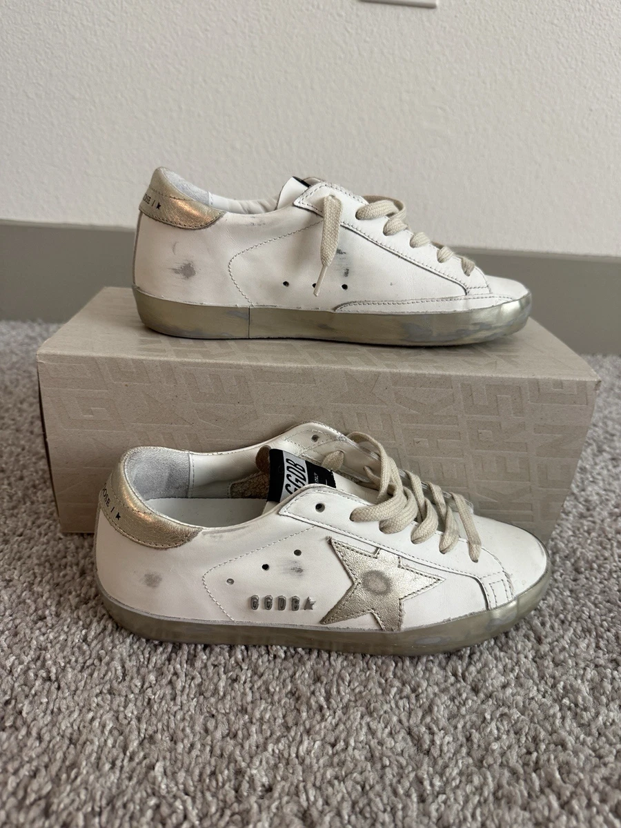 Golden Goose Superstar White Gold for sale | eBay