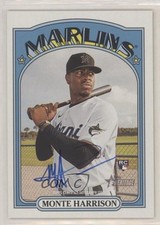 2021 Topps Heritage Real One Auto Monte Harrison #ROA-MH Auto 2oz