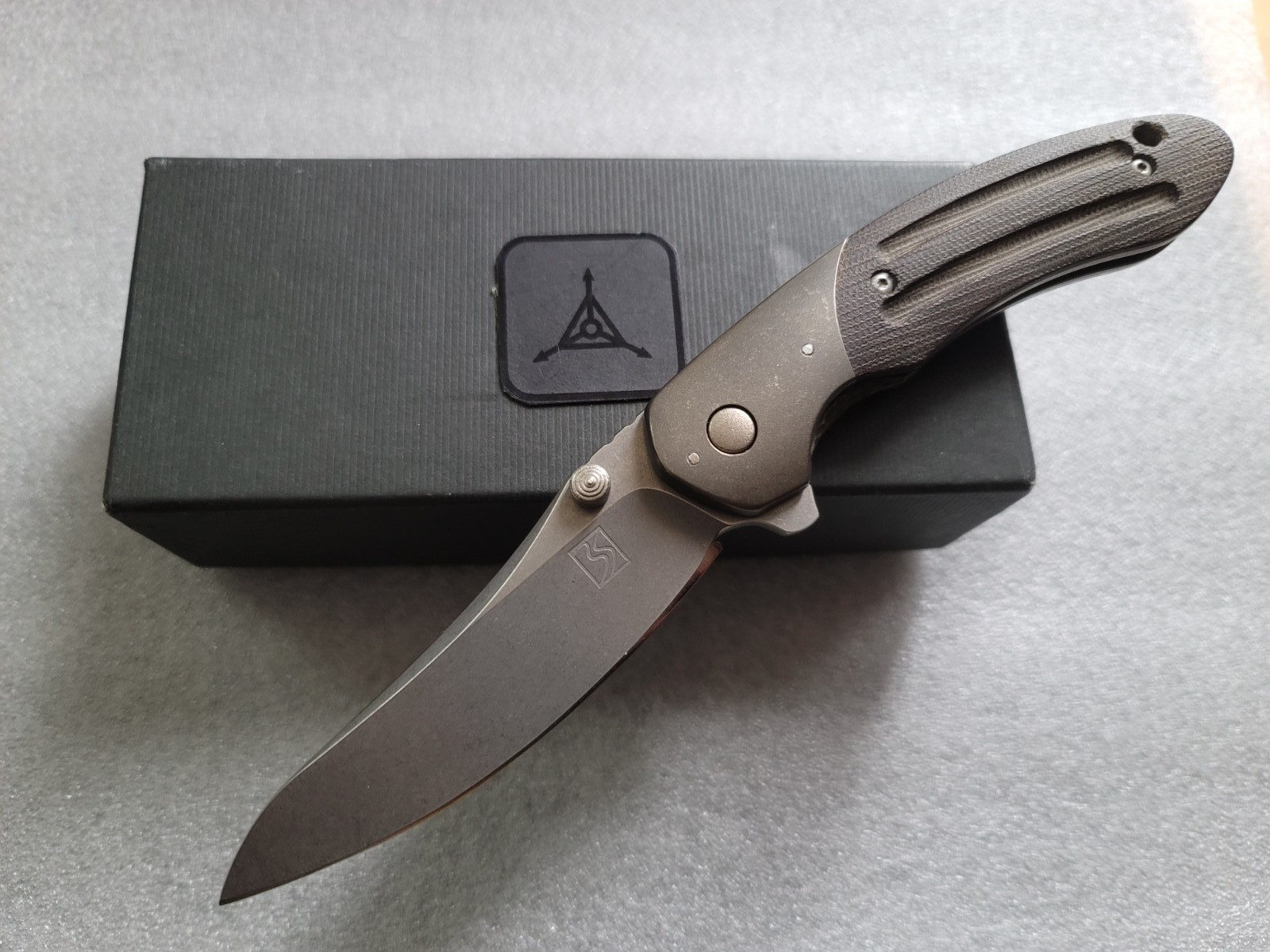 Brad Southard Knives Custom TAD AWT, Fullered Micarta, Triple Aught Design