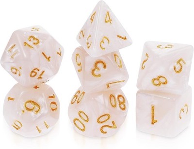 Exquisites 7-teiliges DND Würfel-Set für RPG Tischspiele