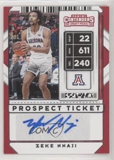 2020 Panini Contenders Draft Picks Sticker Prospect Ticket Zeke Nnaji Auto mq5