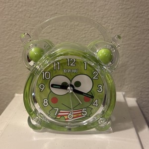Keroppi Frog Vintage Alarm Clock Friend Of Hello Kitty Working! Read description