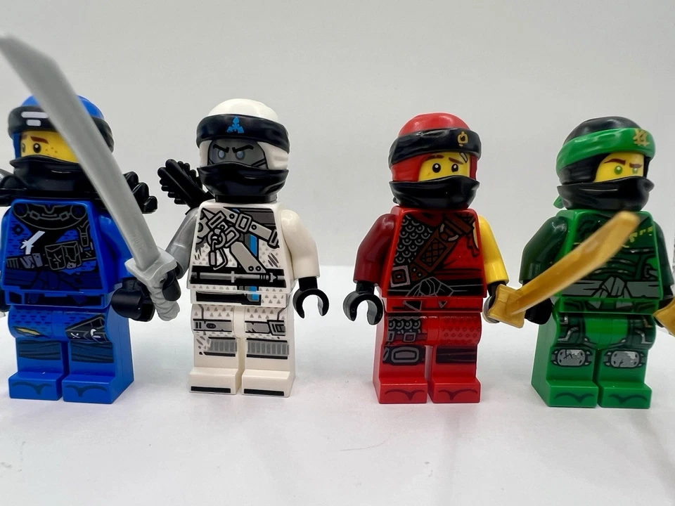 LEGO Ninjago Minifigures Lot of 4 Jay Kai Zane Lloyd Hunted Series Authentic - Image 4 of 4