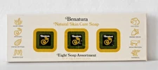 SOAP - BENATURA NATURAL SKIN CARE SOAP - BOX OF 8 - BEAUTIFUL - NEW!