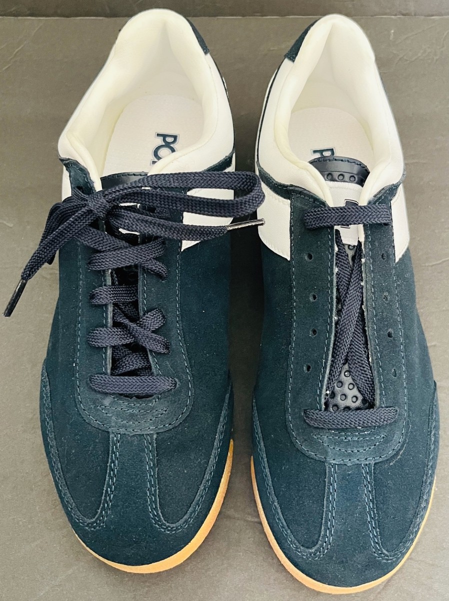 PONY Mens Melbourne Racer Shoes Navy Size 6 1/2 Men (Size 8 Women