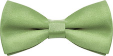 Kids Bow Tie Classic Solid Color Satin Bow Tie Adjustable Neck Bowtie for Kids W