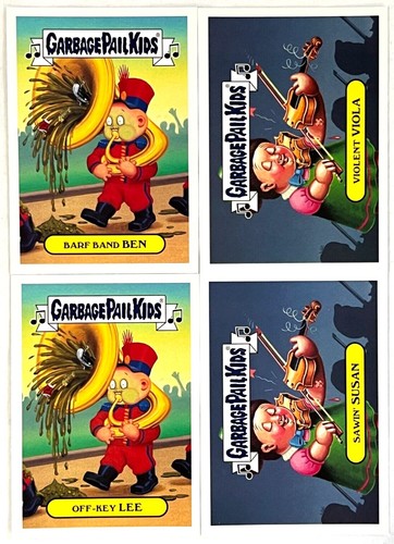 2017 Garbage Pail Kids Battle of the Bands Classic Rock 20-Card Complete Set GPK - Picture 4 of 4