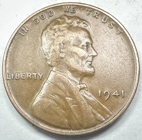 1941 DOUBLED DIE OBVERSE XF FS-101 LINCOLN CENT WHEAT CENT DDO VARIETY