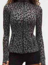 LULULEMON DEFINE Jacket Nulu True Leopard Black Multi 0 2 4 6 8 10 12 14 NWT