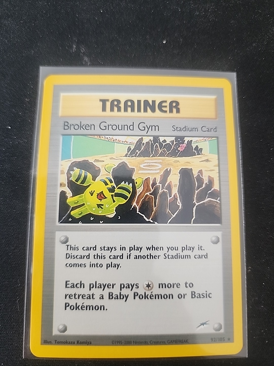 Pokemon Card - Broken Ground Gym Neo Destiny 92/105 Rare